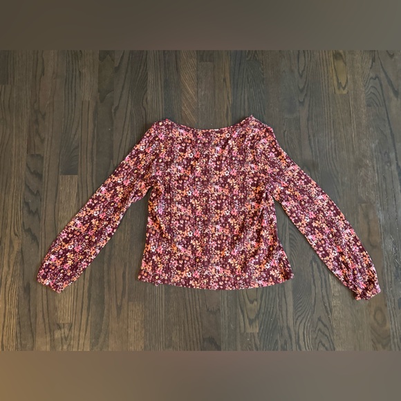 Justice girls long sleeve floral top size xxl nwt - Picture 2 of 6